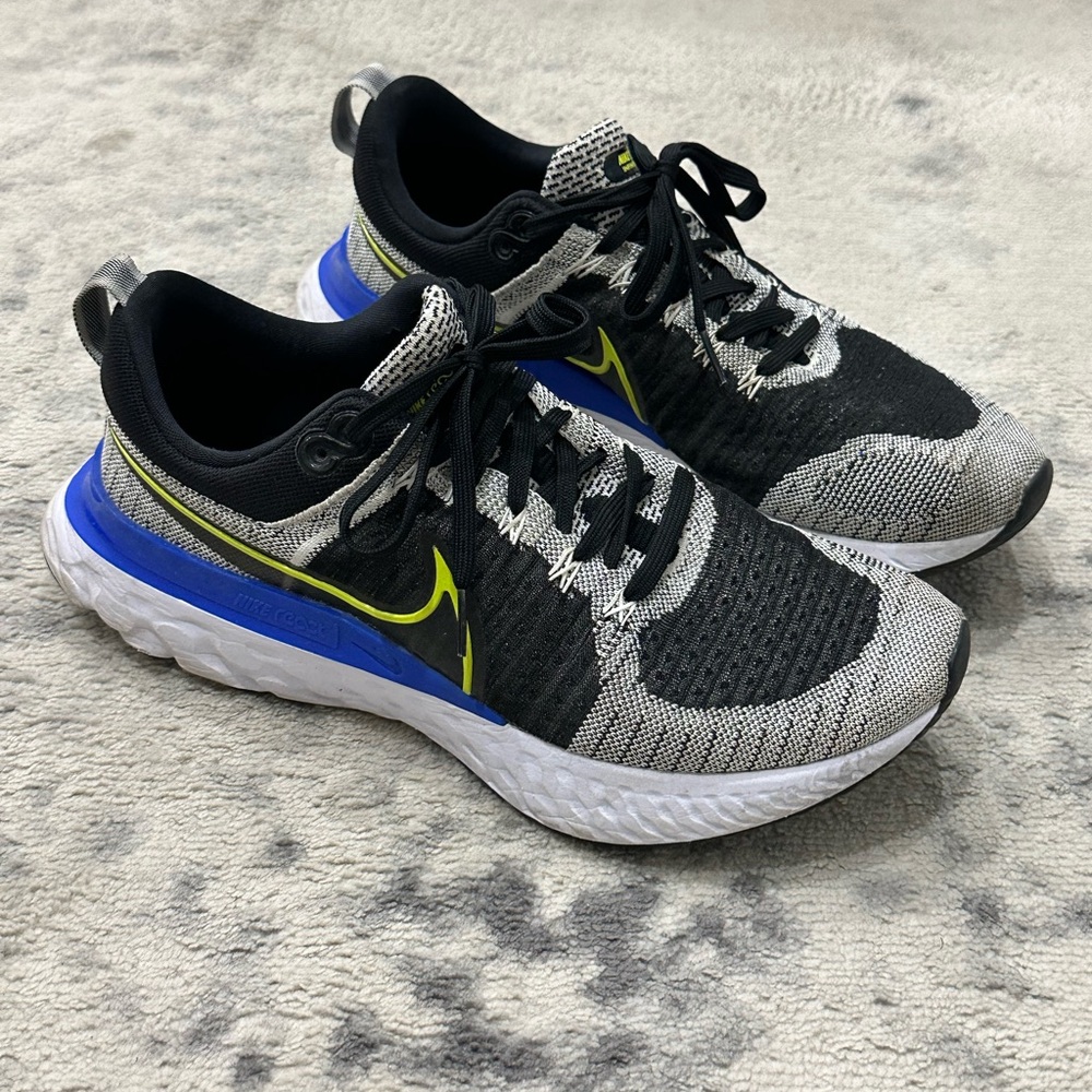 Nike React Infinity Run Fk Running Shoes Blue Ct2357-100 Men's